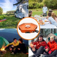1-Burner Propane Stove Portable Camping Stove with Carry Strap, Backpacking Camp Stove for Outdoor Cooking, Flick-Style Ignition, Temperature Control, 8600 BTUs of Power for Camping BBQ& More - Image 7