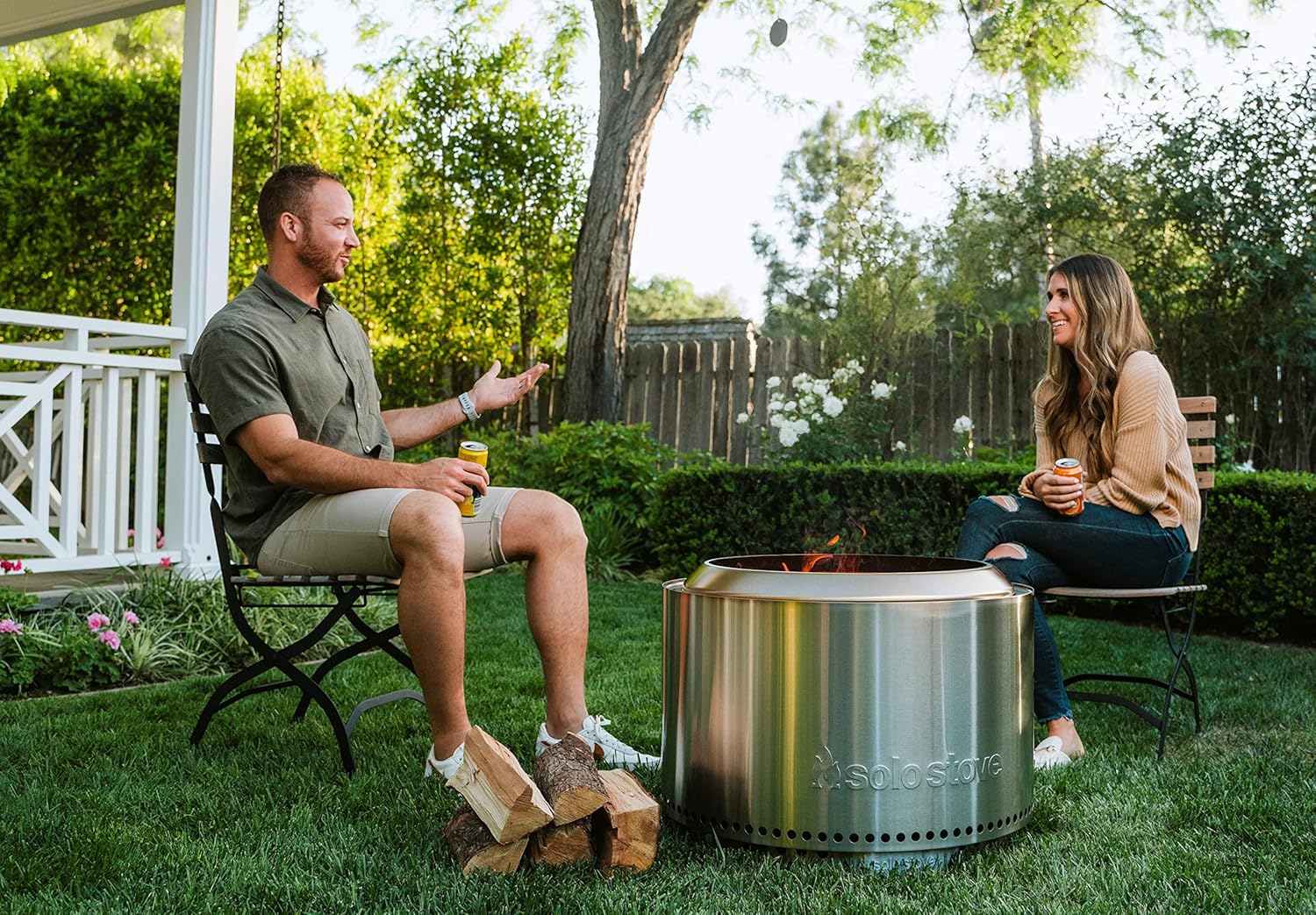 Solo Stove Yukon 27 Inch Smokeless Fire Pit with Removable Ash Pan - Wood Burning Portable Stainless Steel Outdoor Fireplace, Stainless Steel, Ideal for 6 or More People, 38 lbs - Image 7