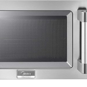 Midea Equipment 1025F0A Countertop Commercial Microwave Oven with Dial, 1000W, Stainless Steel.9 CuFt