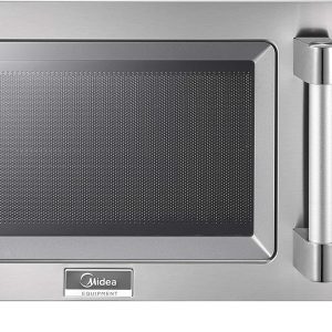 Midea Equipment 1025F1A Countertop Commercial Microwave Oven with Touch Control, 1000W, Stainless Steel.9 CuFt