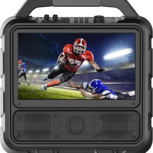 Monster Vision 2 | Portable Entertainment System, 15.6” 1080p Display, 60W Audio | Up to 25 Hours Playback | Two HDMI Ports for Your Favorite Smart Streaming Device & Gaming Console | Portable TV