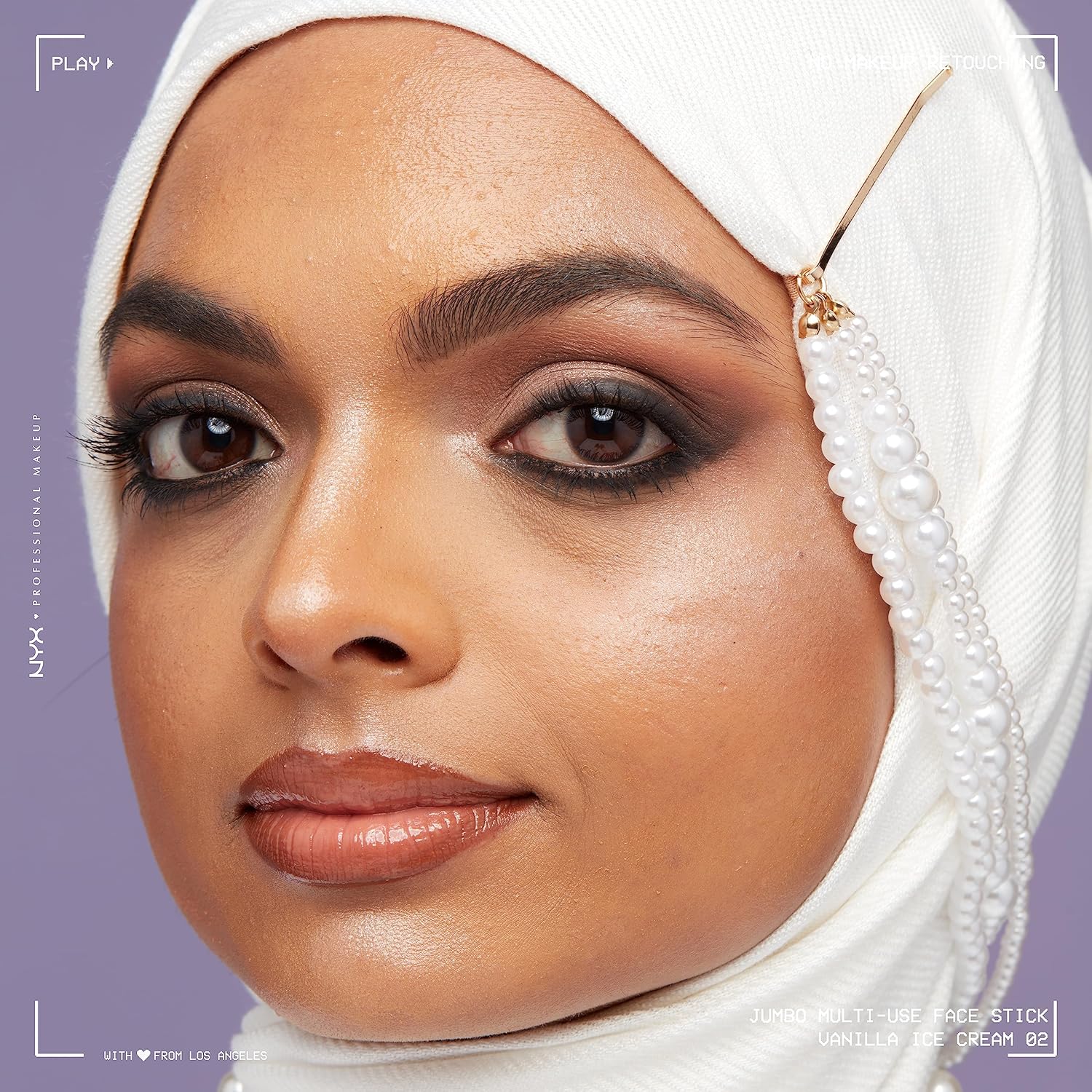 NYX PROFESSIONAL MAKEUP, Jumbo Multi-Use Face Highlighter Stick - Vanilla Ice Cream - Image 4