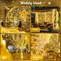 Connectable 240LED 88Ft 13Modes String Lights Indoor Outdoor Clear Wire | Warm White Christmas Lights | Twinkle Fairy Light Plug in with Timer for Bedroom Classroom Tree Decor - Image 6