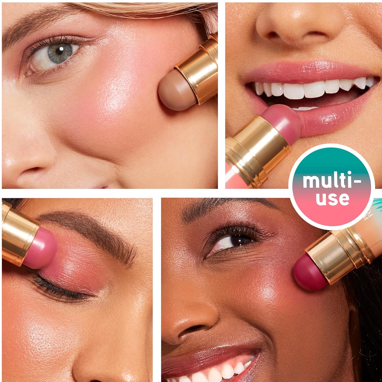 Physicians Formula Butter Glow & Go Multiuse Stick, Ultra-Creamy Radiant Finish Formula with Murumuru Butter, Vegan & Cruelty-Free- Sunkissed Rose - Image 3