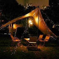 2 Pack Solar String Lights for Outside, 72FT 200 LED Solar Christmas Lights Outdoor with 8 Lighting Modes, IP65 Waterproof Solar String Lights Outdoor for Garden Party Tree Decor,Warm White - Image 6