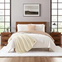 UGG Full/Queen Comforter Set 5 Piece Bed in a Bag with Throw Blanket, Decorative Pillow, Shams, Reversible Hypoallergenic Washable Luxury Warm Fluffy Bedding Set, Brown Birch (Remina) - Image 7