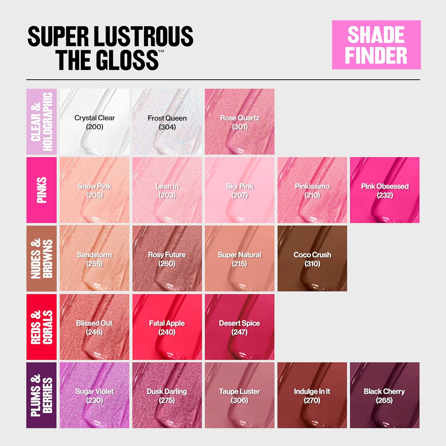 Revlon Super Lustrous Lip Gloss, Non-Sticky, Hydrating, High Shine Finish, 200 Crystal Clear, 0.13 oz - Image 8
