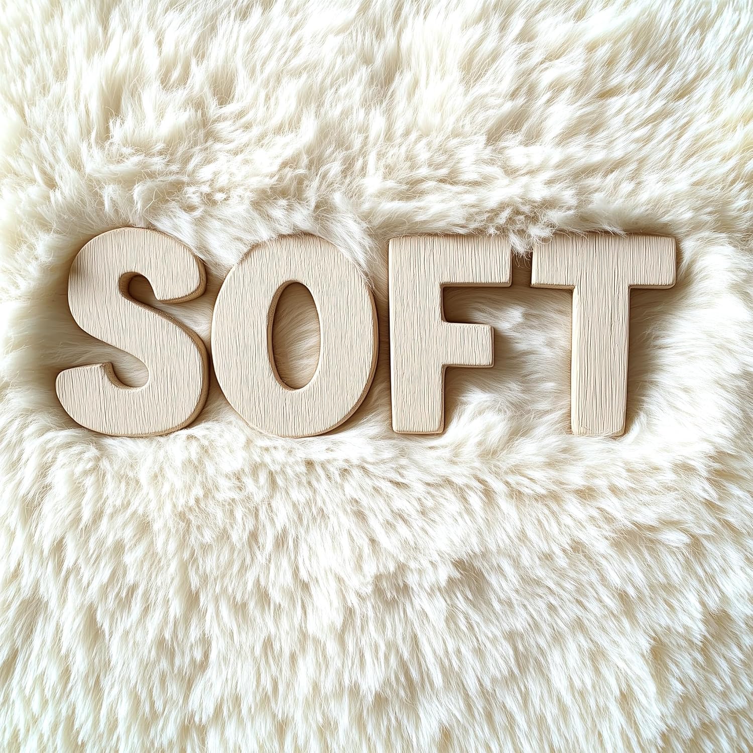 OLANLY Area Rugs for Living Room Bedroom, Machine Washable 4x5.9 ft Soft Fluffy Shaggy Bedside Rug, Indoor Floor Carpet for Kids Girls and Boys, Dorms, Nursery Rooms, Home Decor Aesthetic, Ivory - Image 8