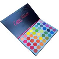 39 Color Rainbow Eyeshadow Palette - Professional Makeup Matte Metallic Shimmer Eye Shadow Palettes - Ultra Pigmented Powder Bright Vibrant Colors Shades Cosmetics Set - Image 3