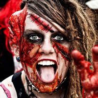 FANRUI 8 Sheets Halloween Fake Scar Tattoos For Women Men Adults Kids, Fake Wound Realistic Blood Injury Cut Scratches Stitches Temporary Tattoos Stickers Chucky Makeup Kit, Scary Face Zombie Makeup Prank Masquerade Accessories - Image 6