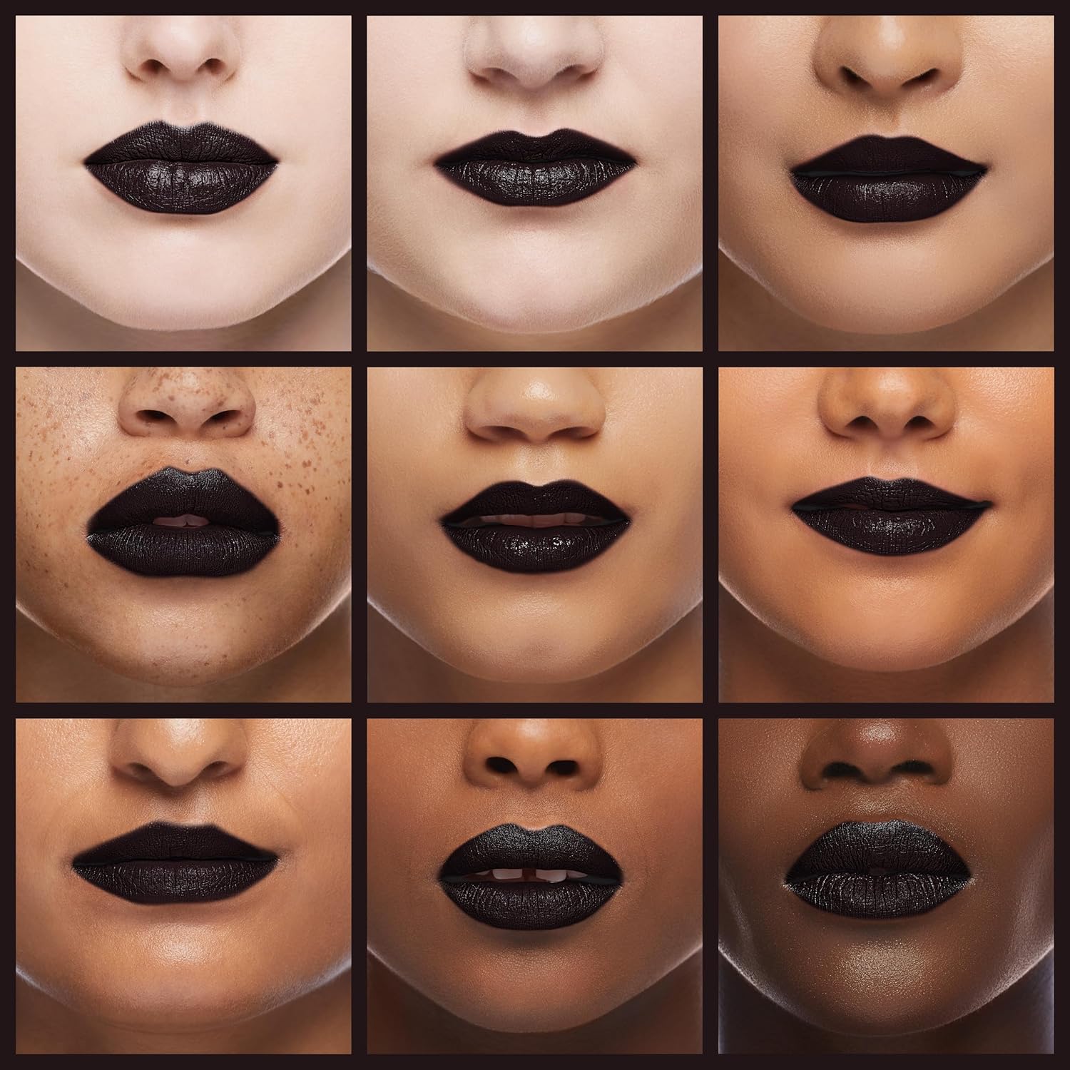 Oulac Halloween Black Lipstick for Women, Black with Raspberry Shimmer, High-Impact Lipcolor with Moisturizing Creamy Formula, Vegan & Cruelty-Free, Midnight Mirage (21) - Image 4