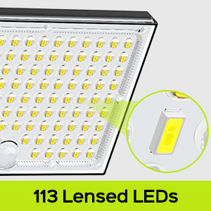 113 Lensed LEDs
