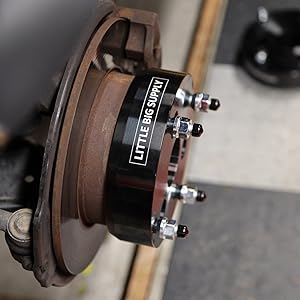 Side View Installed Wheel Adapter