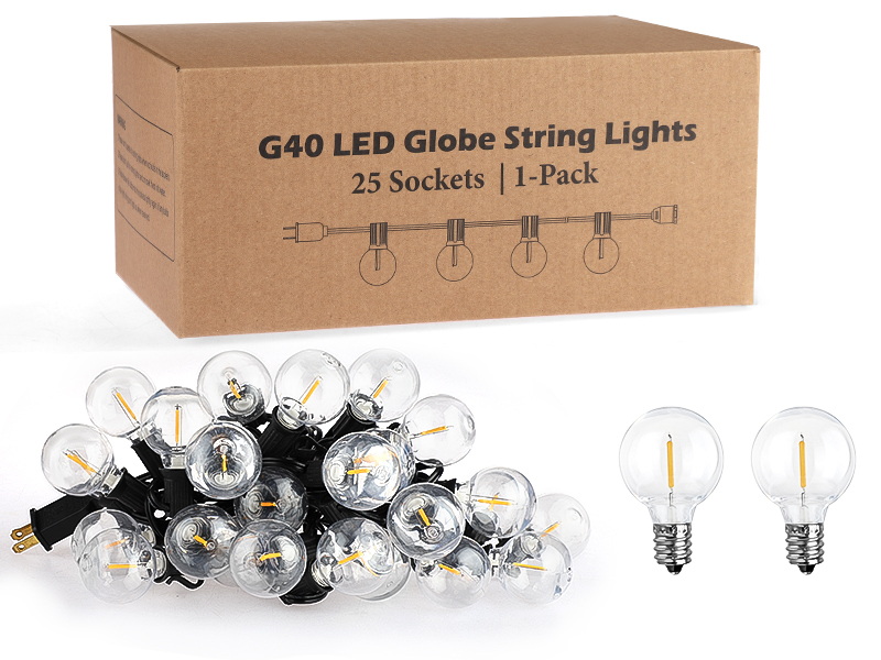 package content of the string lights
