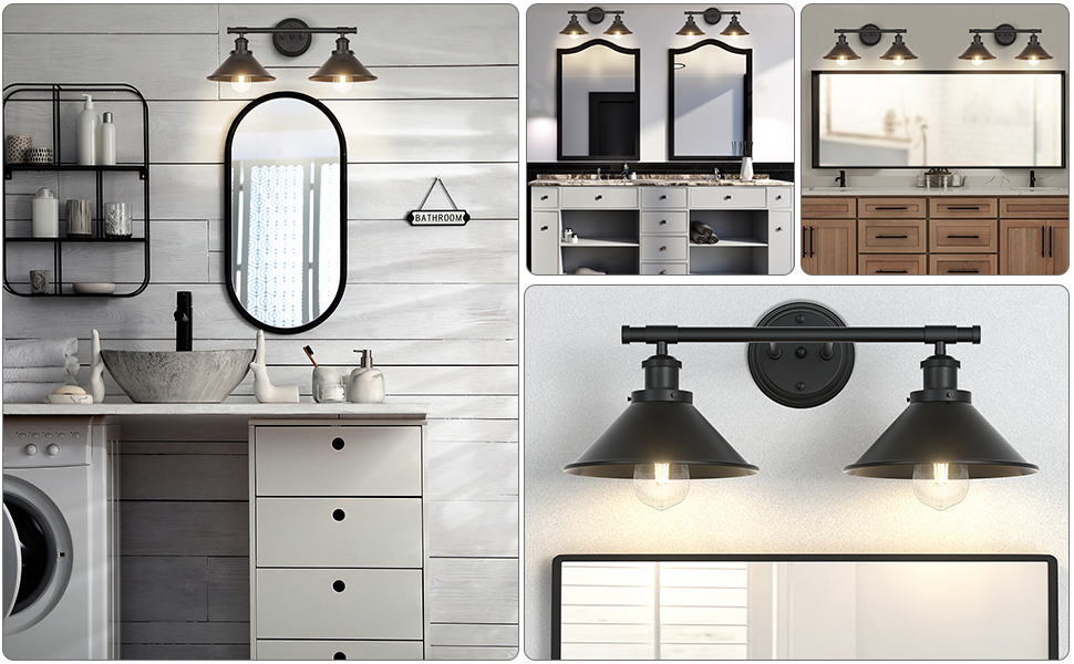 Indoor Wall Sconces for Bathroom Vanity Mirror