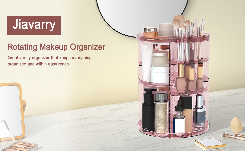 rotating vanity organizer