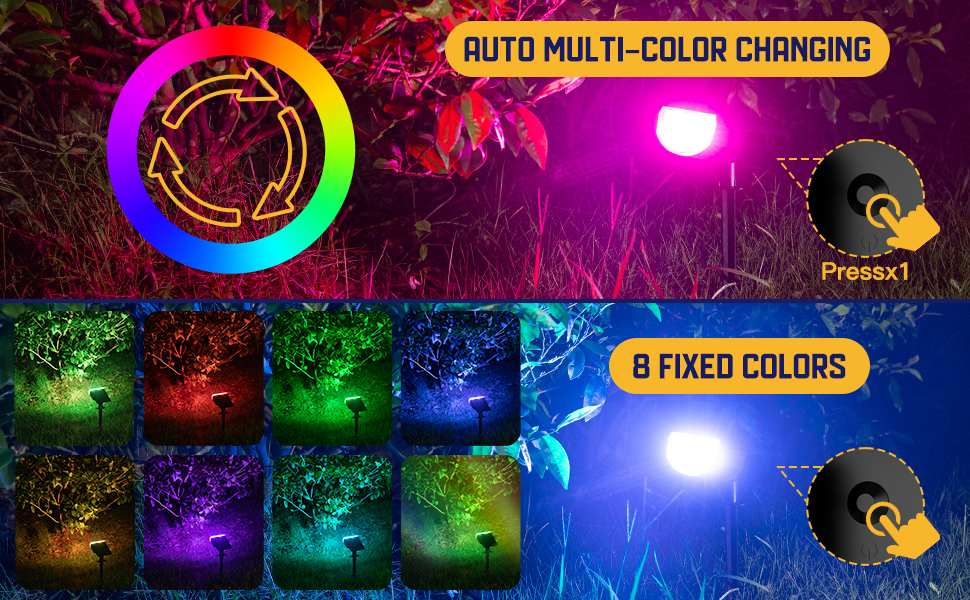 Solar Outdoor Color Lights 2