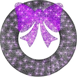 Best Choice Products 36in Pre-Lit Outdoor Halloween Wreath, LED Metal Holiday Décor w/ 120 Lights, Bow - Purple/Black