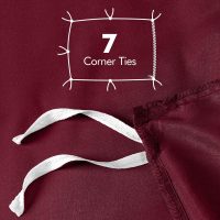 Utopia Bedding Duvet Cover Queen Size - 3 Piece with Zipper Closure - 1 Comforter Cover 90X90 Inches & 2 Pillow Shams 20X26 Inches (Burgundy) Comforter Not Included - Image 5