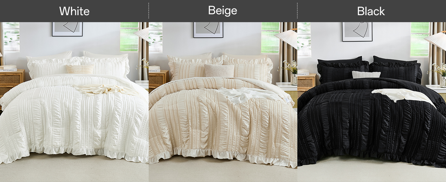Seersucker Shabby Chic Bedding