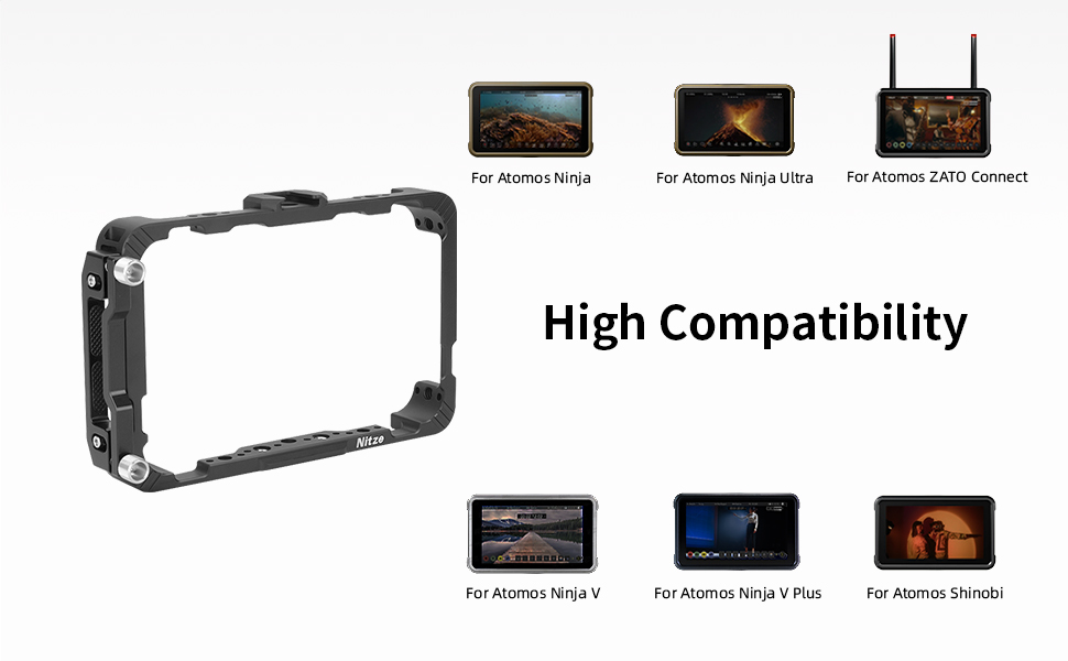 Cage Kit for Atomos Ninja/Ninja Ultra/Ninja V/Ninja V Plus/Shinobi/ZATO Connect