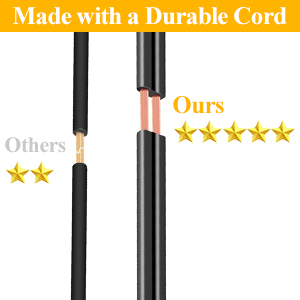 Durable cords string lights