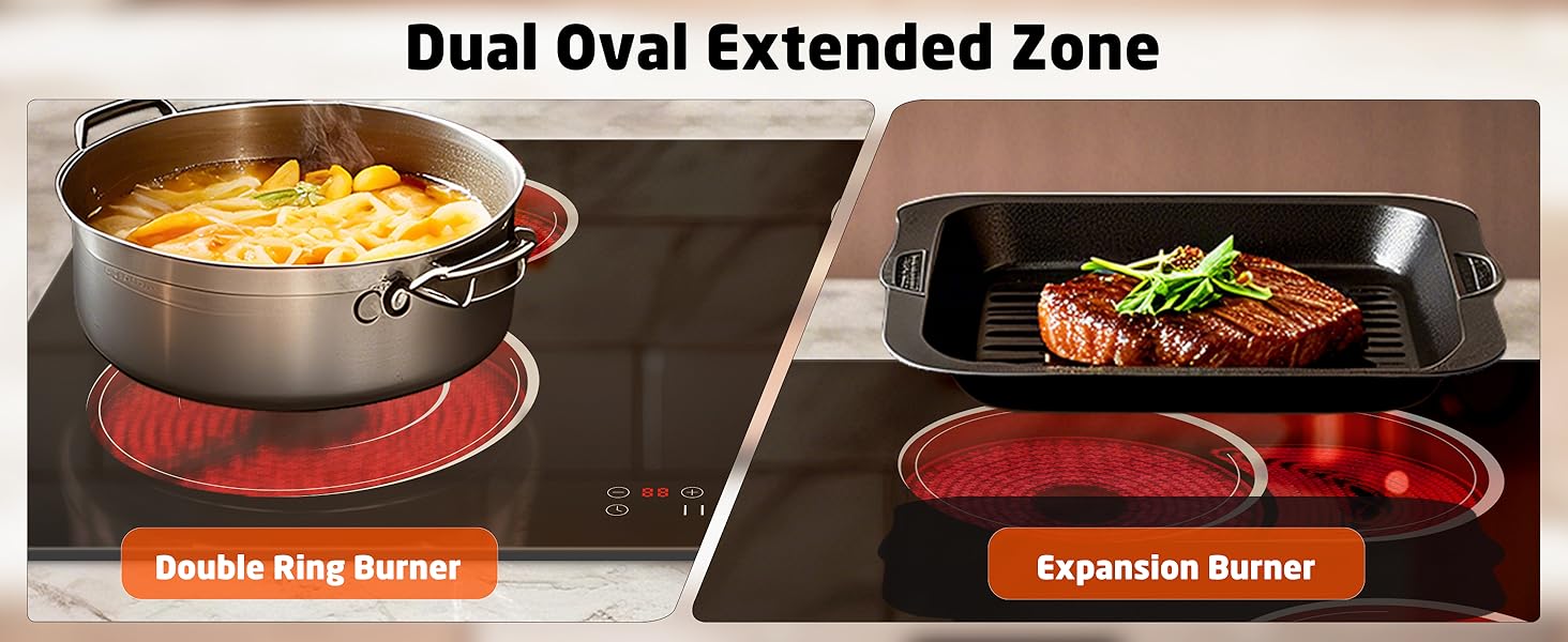 4 burner electric stove