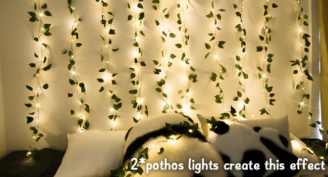 leaf string lights