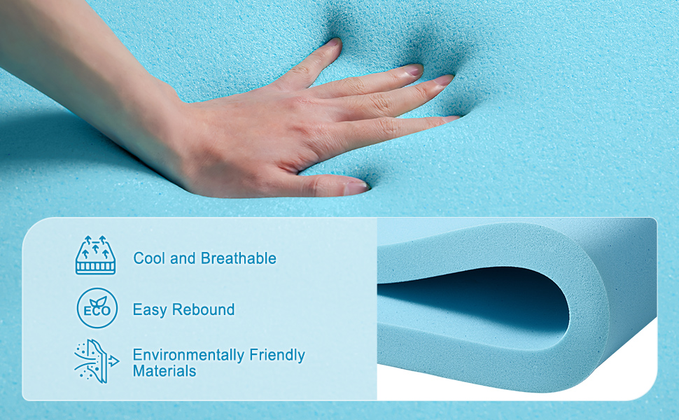 memory foam mattress topper
