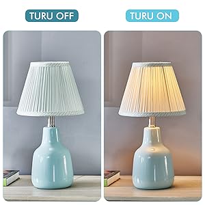 green lamp shade
