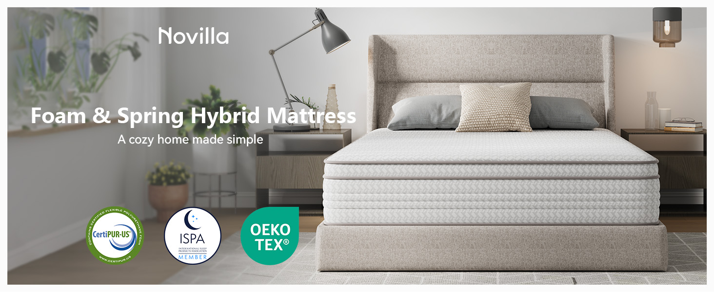 queen size mattress in a box novilla twin full king california mattresses hybrid foam colchones