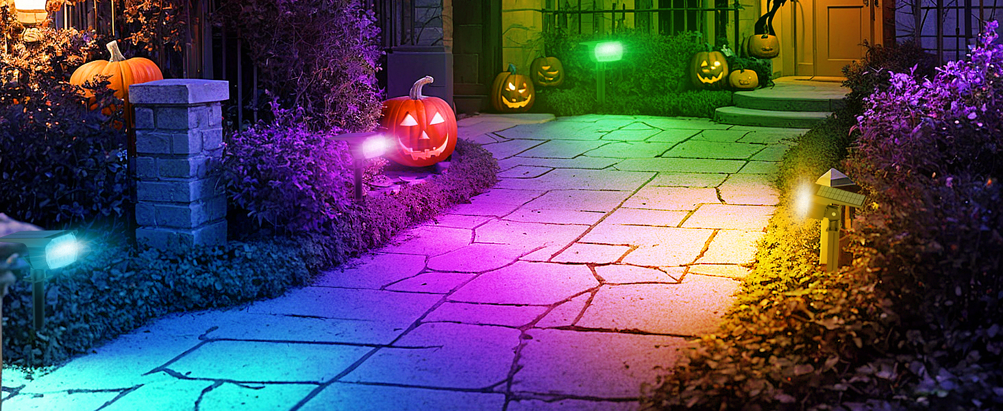 solar halloween lights