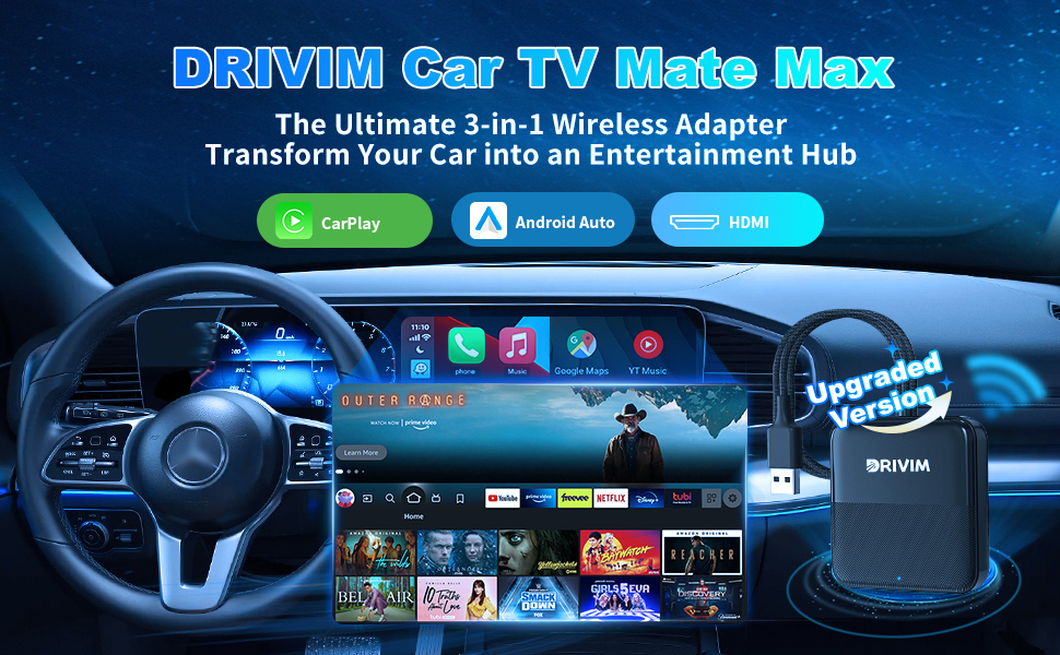 DRIVIM Car TV Mate Max