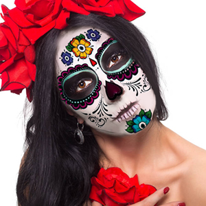 Day of the Dead Sugar Skull Stickers