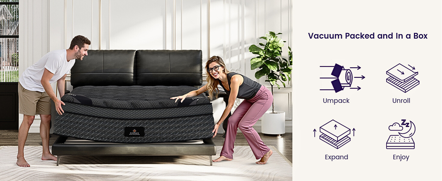 pocket springs memory foam mattress0107