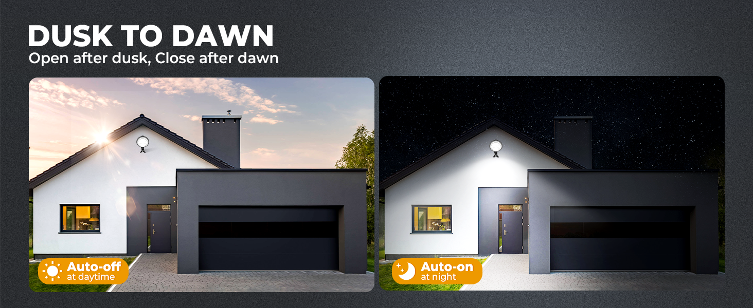 dusk to dawn outdoor lighting