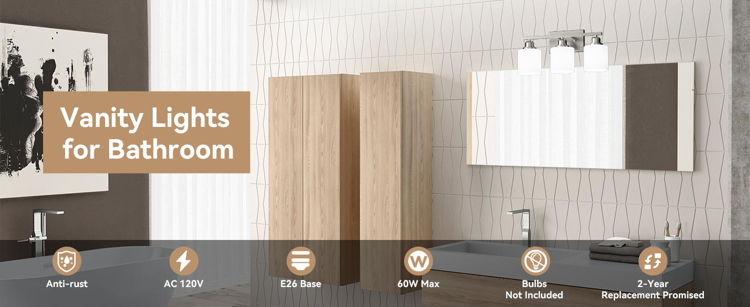 bathroom light fixtures