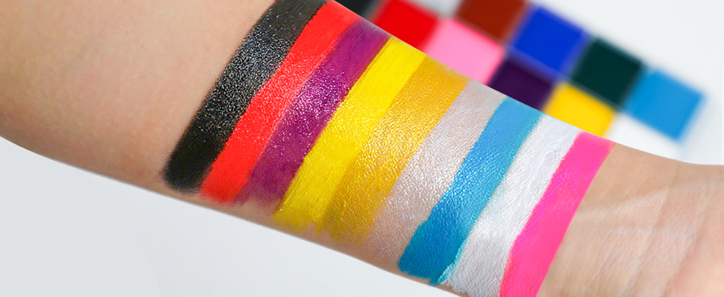 face paint palette