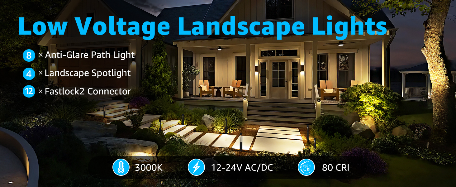 low voltage landscape lights