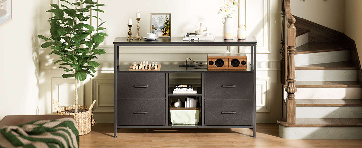 dresser with storage