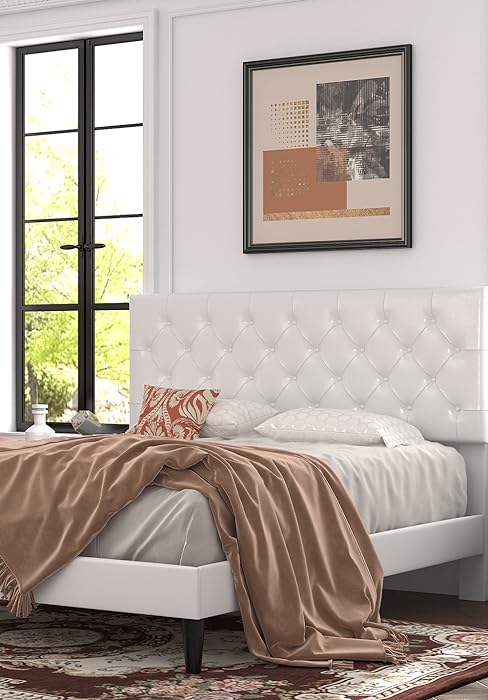 upholstered bed