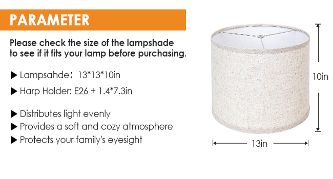 large drum lampshade
