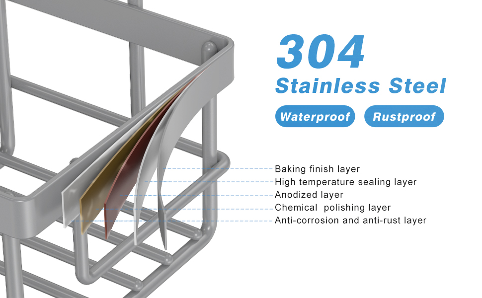 Bathroom accessories with 304 Stainless Steel
