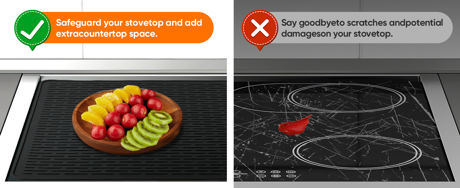 electric stove top cover