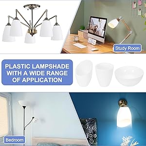 plastic lamp shade