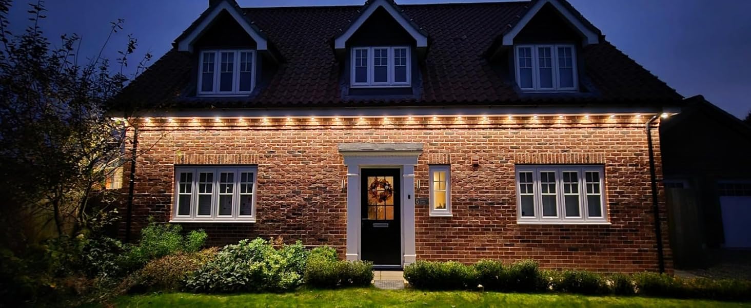 RGBW permanent outdoor lights