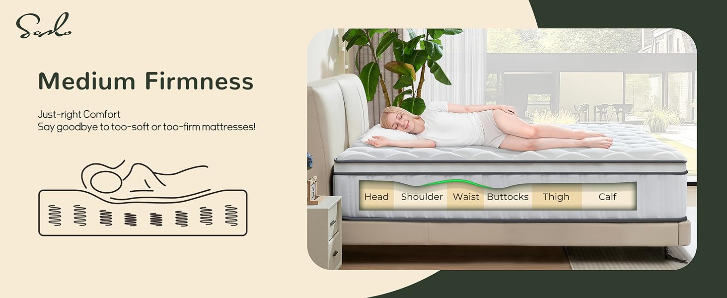 SOZLO hybrid mattress 