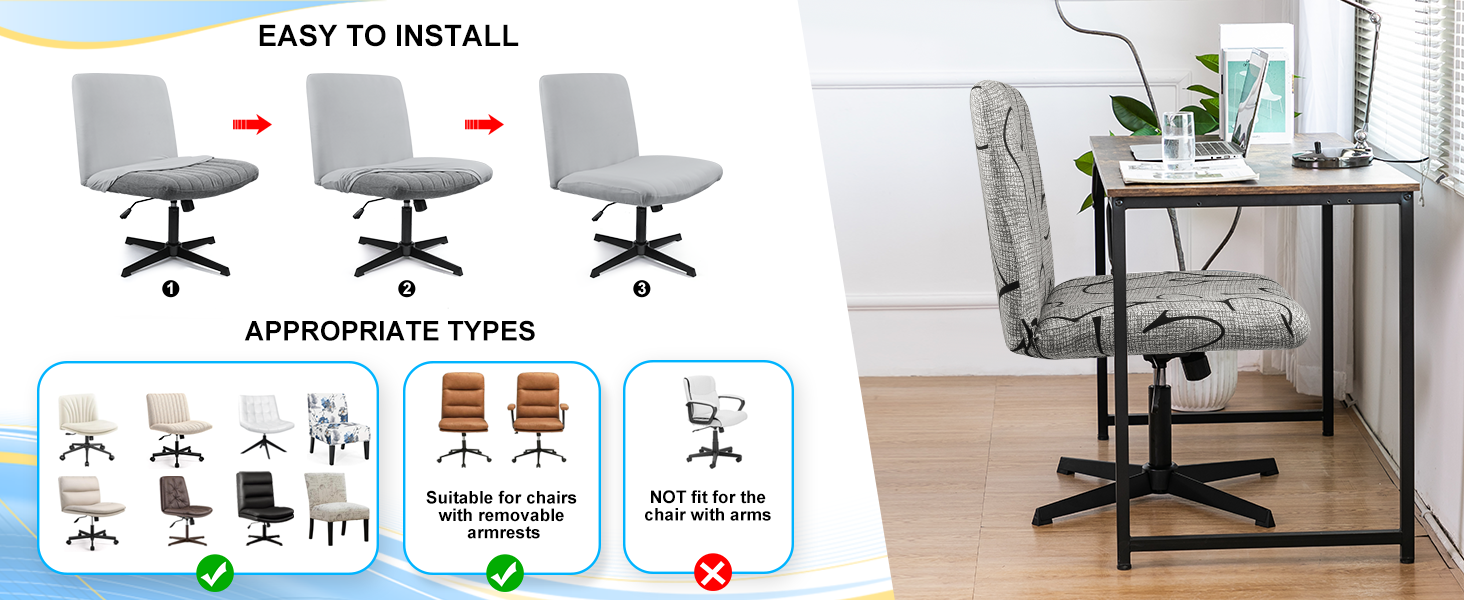 extra wide office chairs slipcover