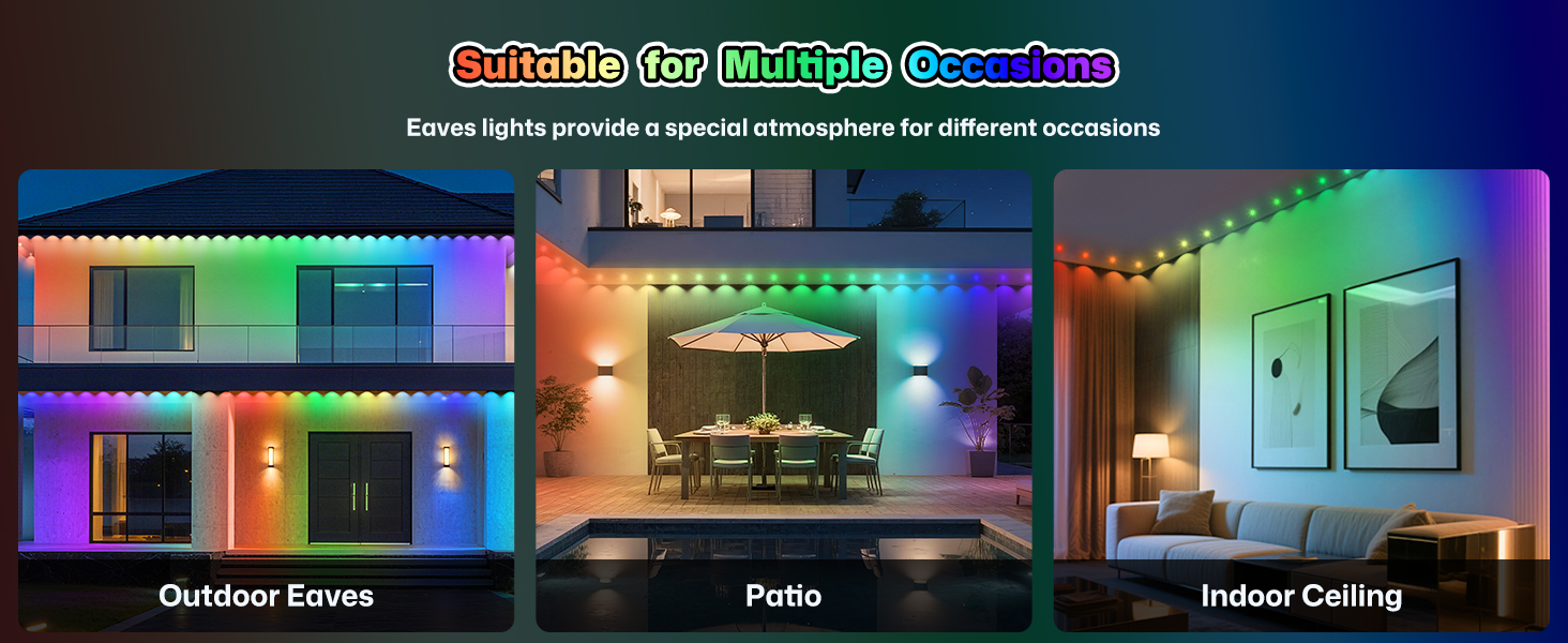 smart permanent outdoor lights