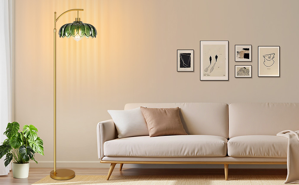 mid century modern floor lamp
